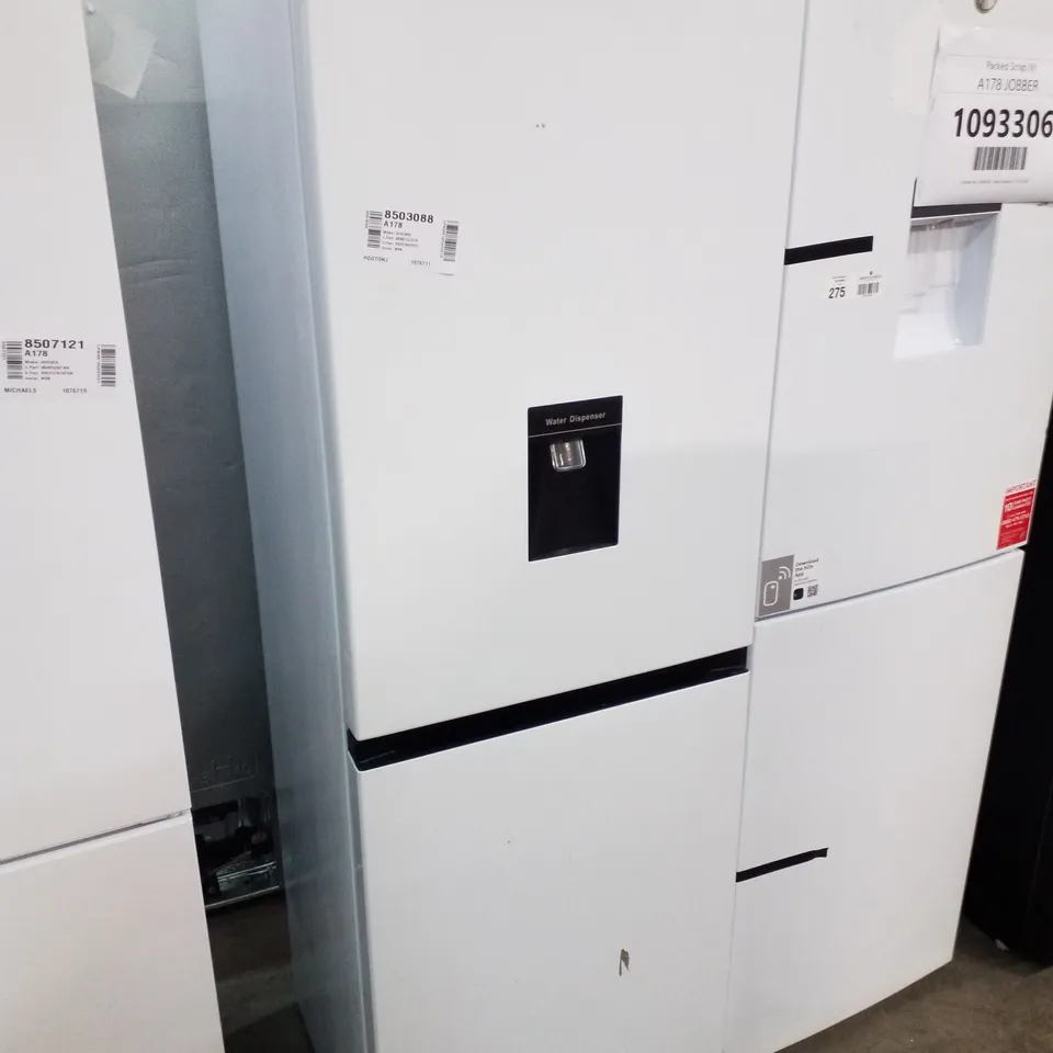 HISENSE FREESTANDING 5050 FRIDGE FREEZER WHITE - UNPROCESSED RAW RETURN