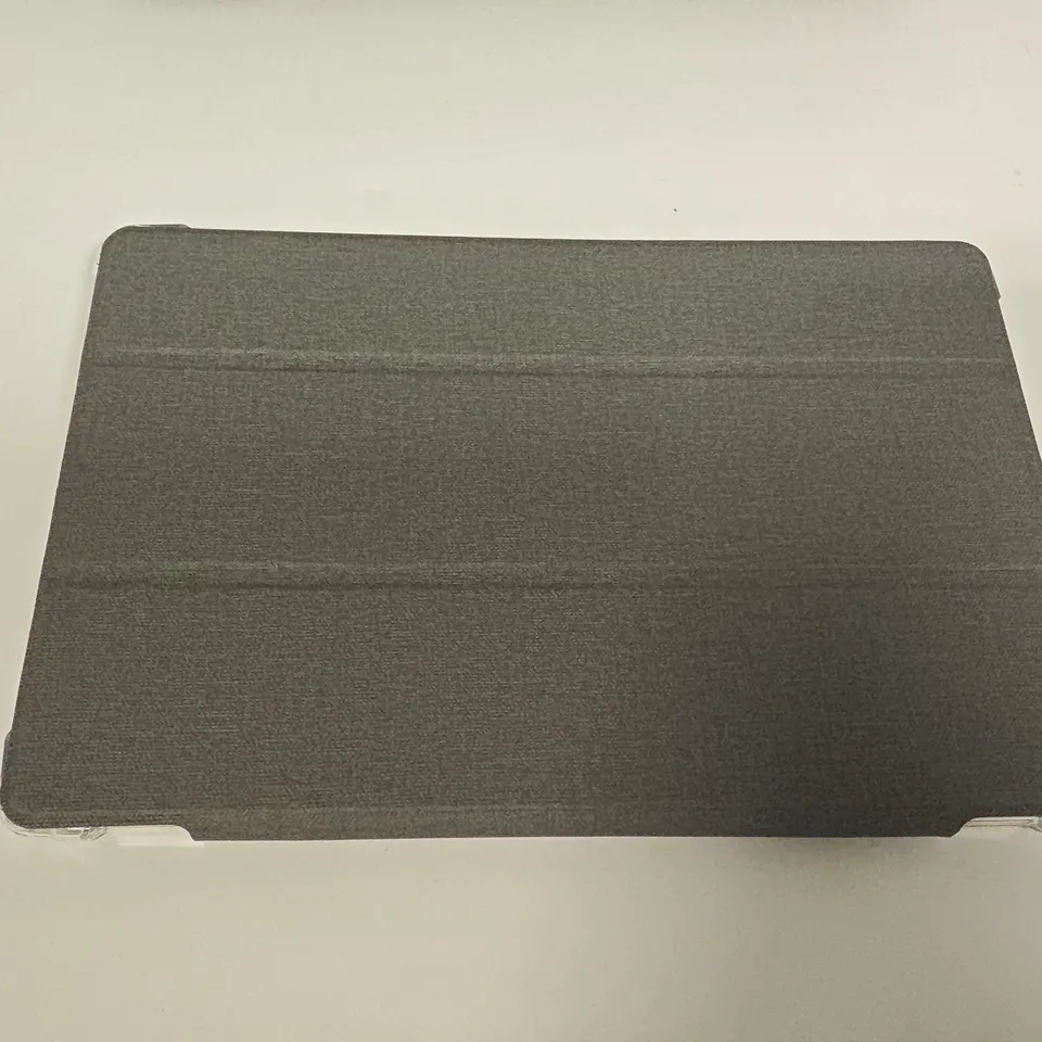 ANDROID TABLET WITH GREY FOLDING CASE, ACCESSORIES AND CARRY SLEEVE