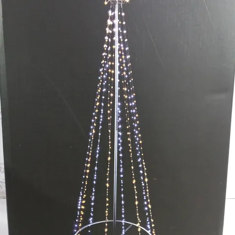 BOXED PREMIER 2.5M MICROBRIGHTS PYRAMID TREE