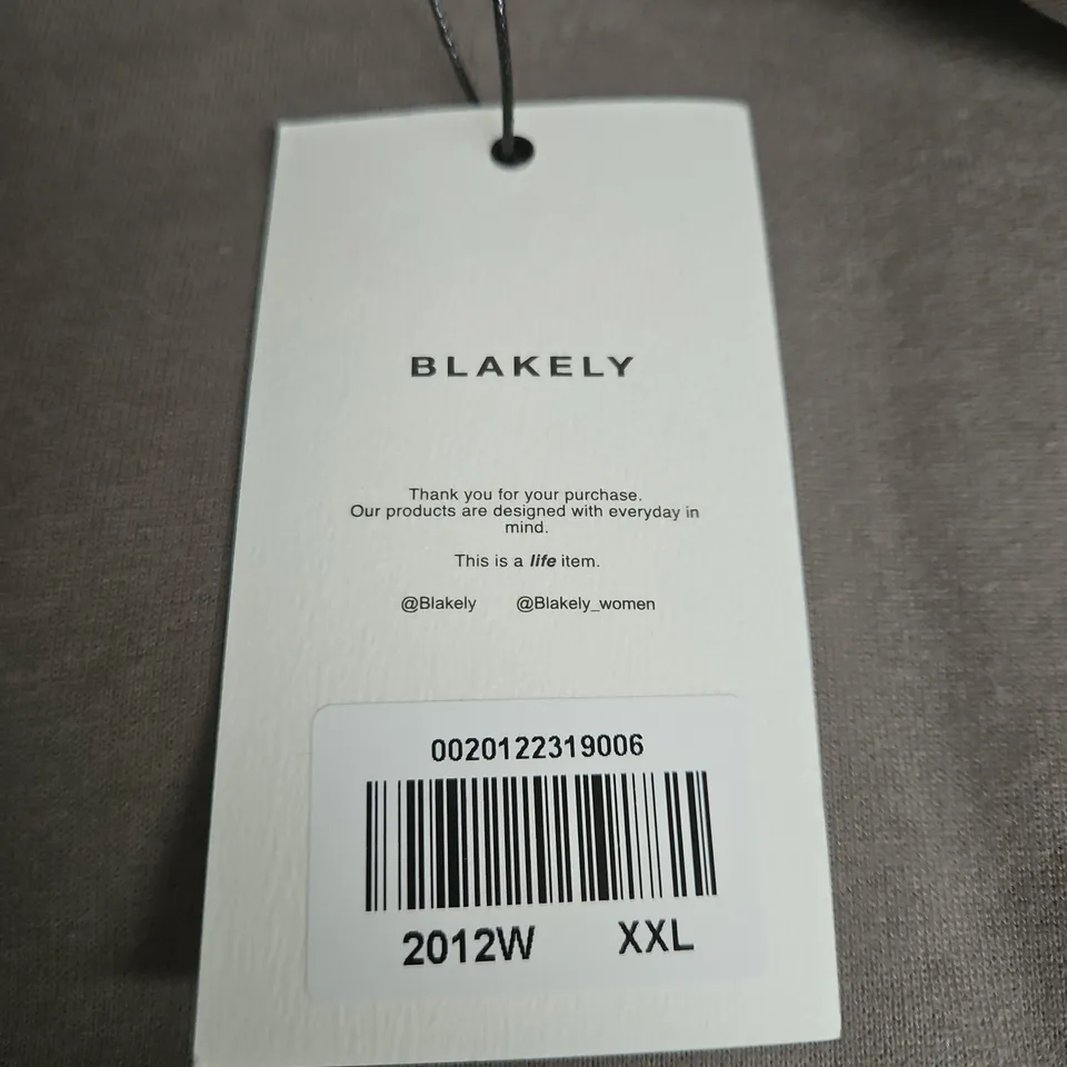 Blakely Women's Hoodie – Taupe/Brown, XXL