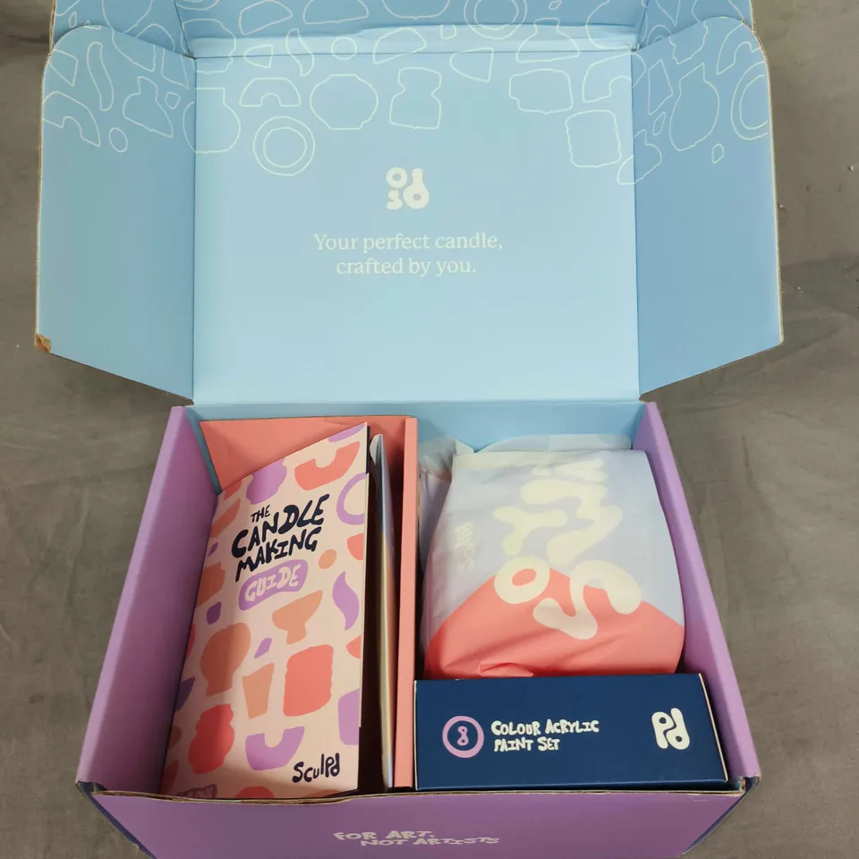 BOXED SCULPD CANDLE MAKING KIT 