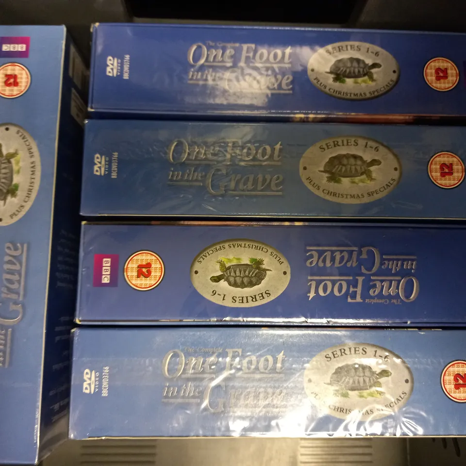 LOT OF 6 SEALED ONE FOOT IN THE GRAVE SERIES 1-6 DVD SETS