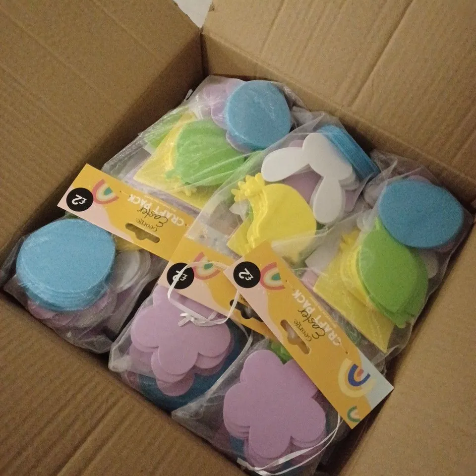 CASE OF 12 BRAND NEW EASTER CRAFT PACKS (51270234)
