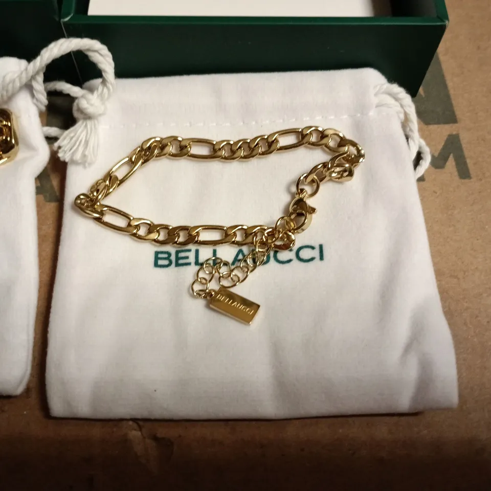 LOT OF 2 BELLAUCCI GOLD TONE BRACELETS