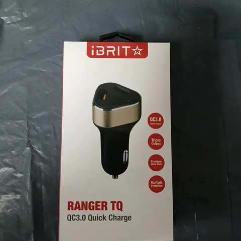 LARGE BOX OF IBRIT RANGER TQ QC3.0 QUICK CHARGE CAR CHARGER