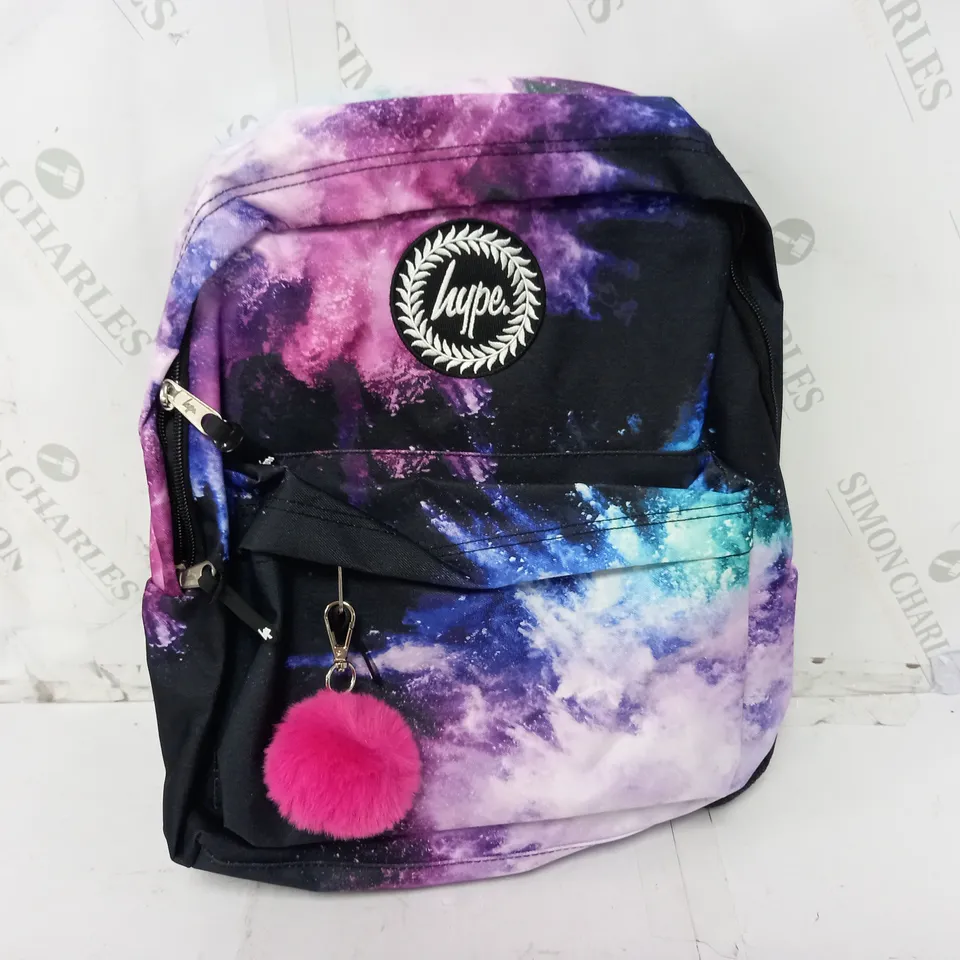 HYPE PURPLE & TEAL CHALK DUST BACKPACK