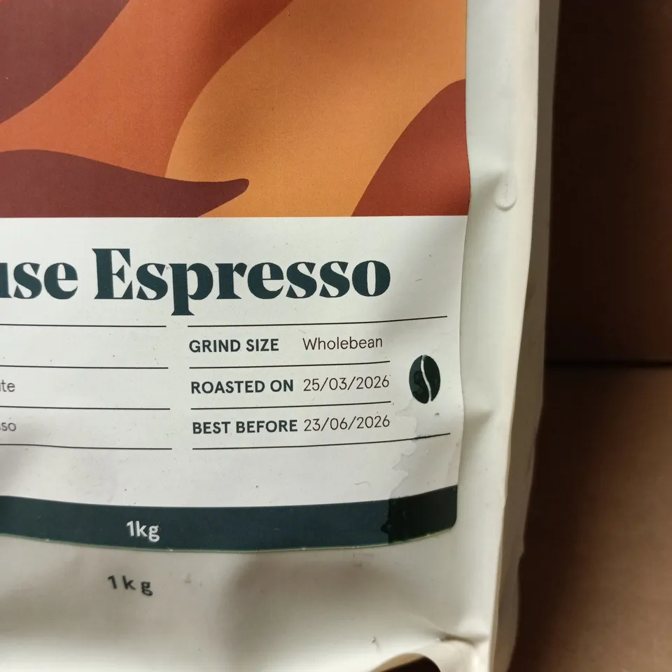 PACT COFFEE HOUSE ESPRESSO WHOLEBEAN 1KG