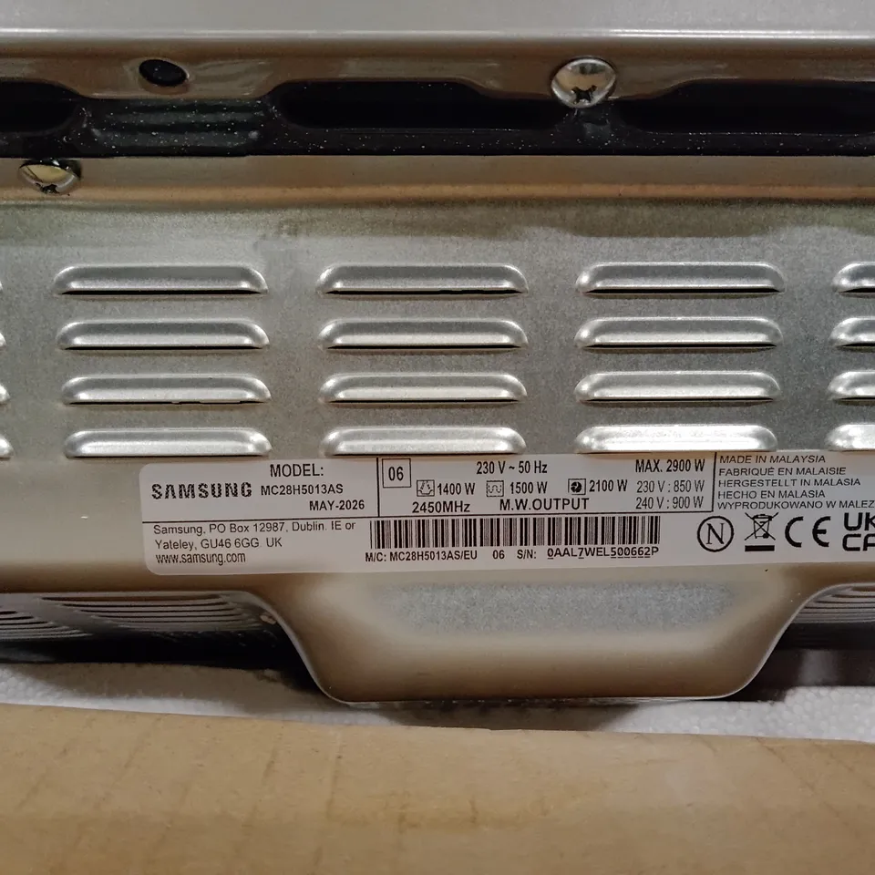 SAMSUNG SMART OVEN MICROWAVE (MC28H5013AS) – BOXED