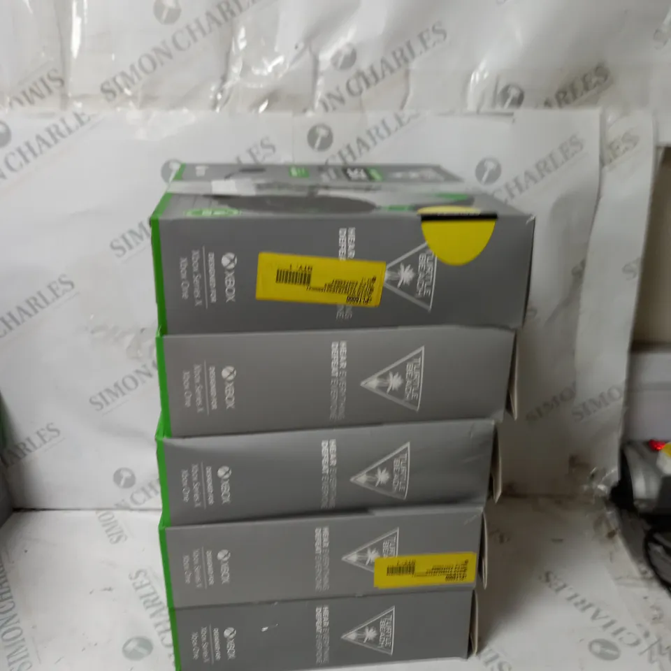 5X TURTLE BEACH RECON 50X HEADSETS - BLACK 