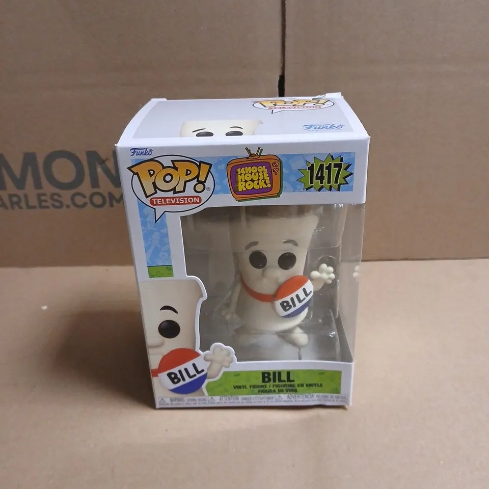 FUNKO POP! TELEVISION SCHOOL HOUSE ROCK! 1417 BILL VINYL FIGURE