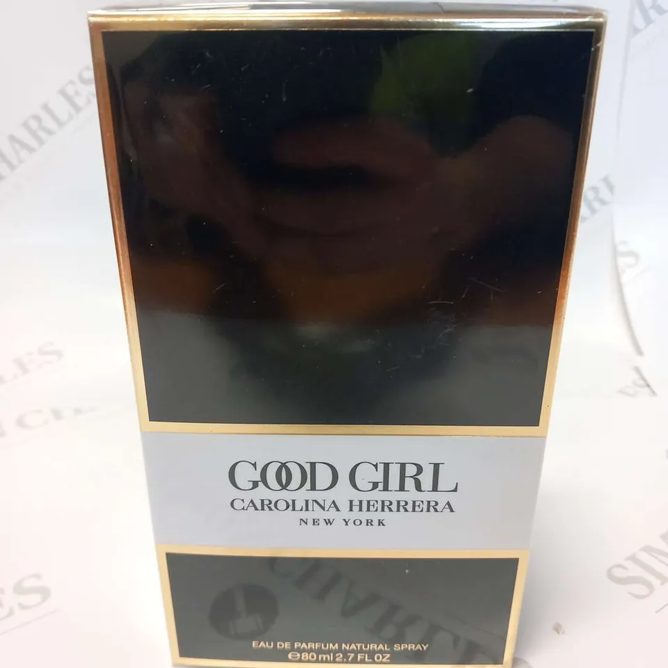 BOXED AND SEALED CAROLINA HERRERA GOOD GIRL EAU DE PARFUM 80ML