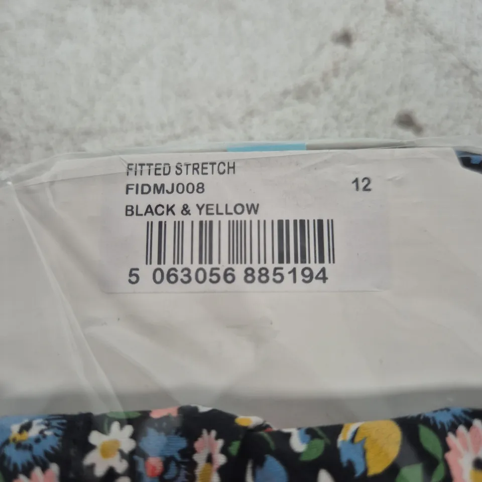 HAWES & CURTIS FITTED FLORAL SHIRT – UK 12