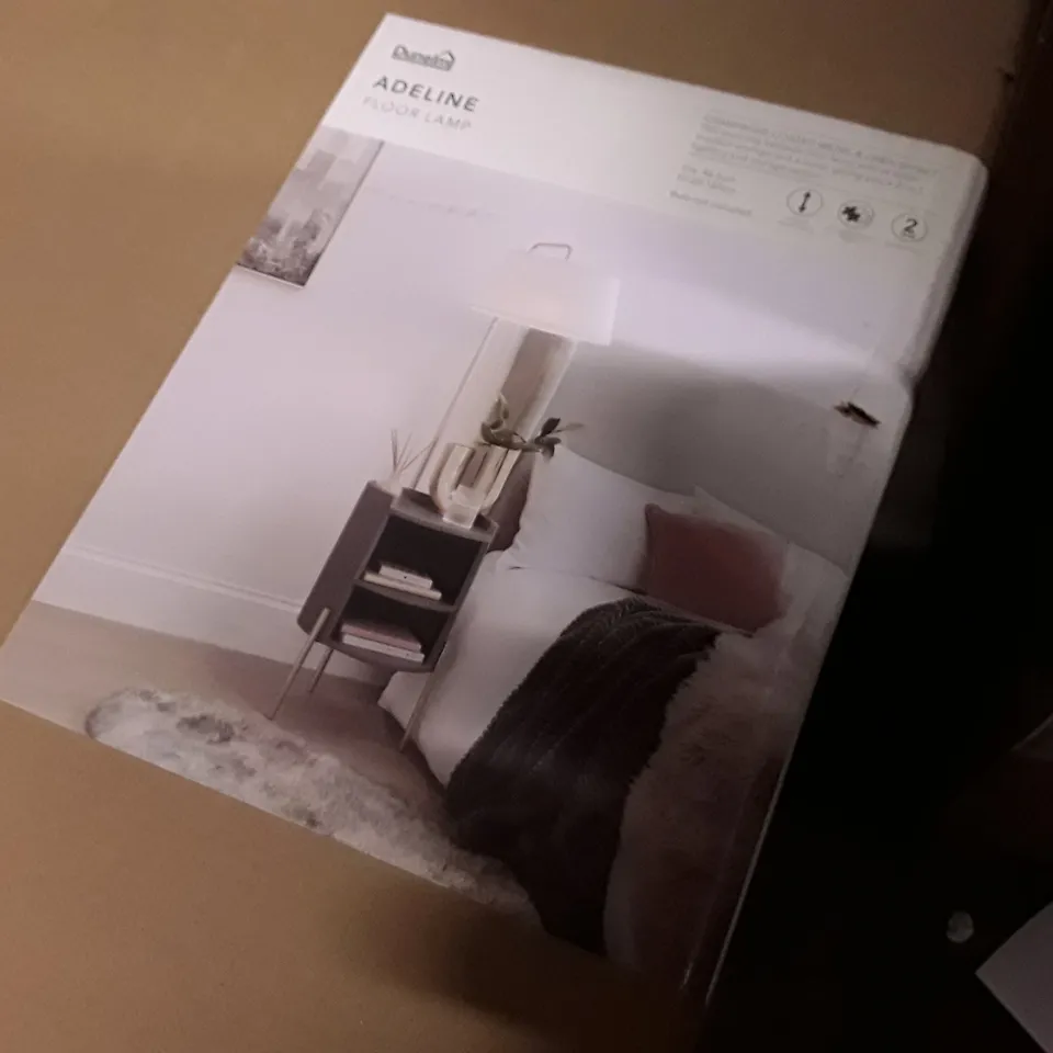 BOXED DUNELM ADELINE FLOOR LAMP
