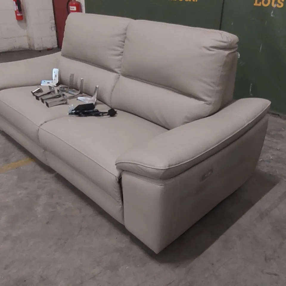 PAVILION LEATHER 3 SEATER POWER RECLINER 