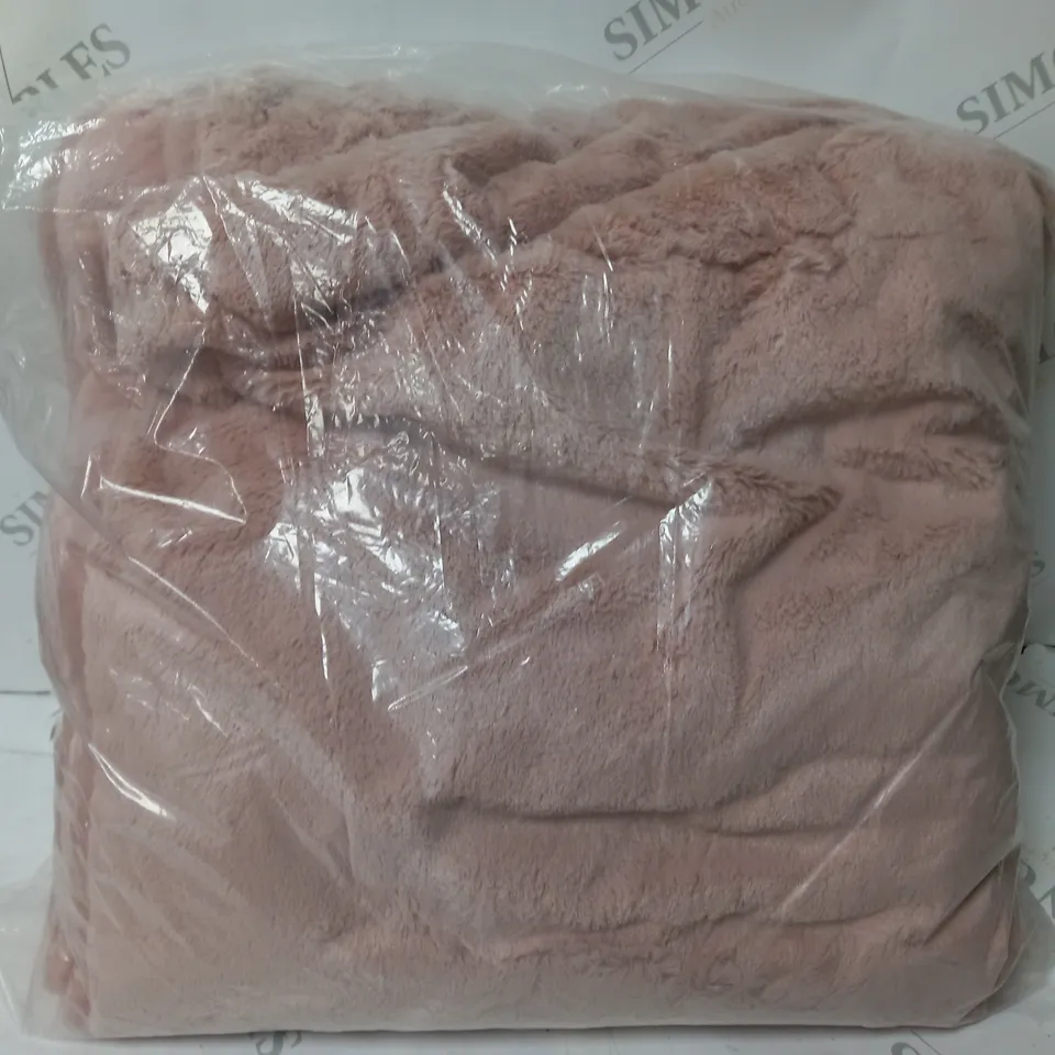 COZEE HOME VELVETSOFT HEATED THROW IN PINK