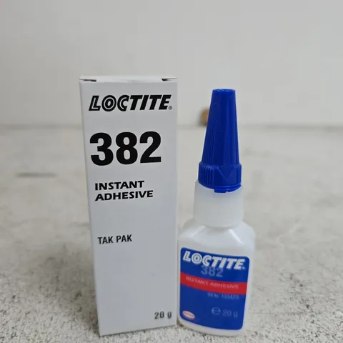 LOCTITE 382 INSTANT ADHESIVE – TAK PAK, 20 G X12