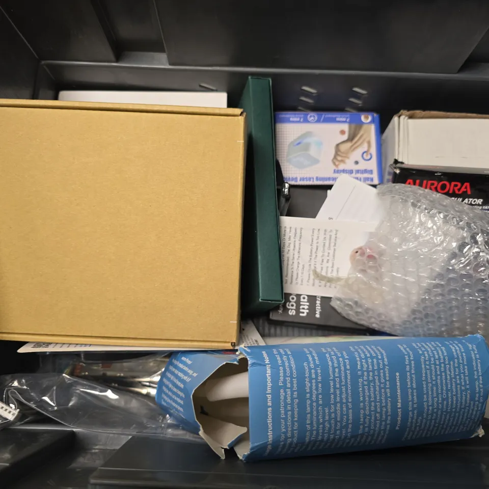 APPROXIMATELY 10 ASSORTED ITEMS TO INCLUDE - OXIPRO PULSE OXIMETER , BARK CONTROL DEVICES , DIGITAL DIPMETER ETC