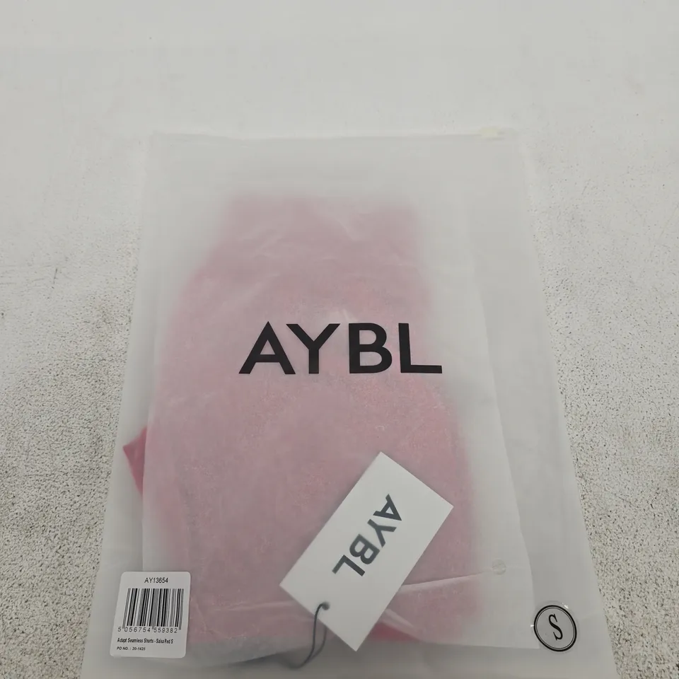 BAGGED AYBL ADAPT SEAMLESS SHORTS – SALSA RED - UK S