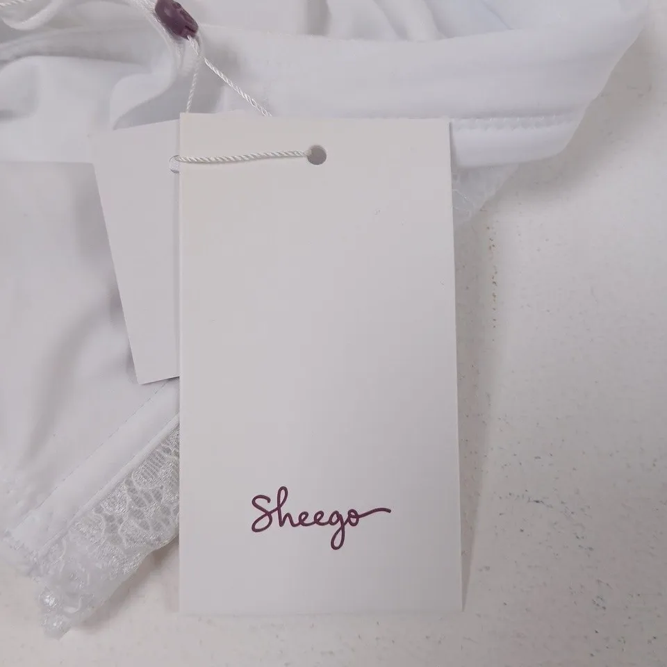 SHEEGO WHITE LACE BRA – WOMEN'S UNDERWEAR WITH TAGS - UK 48D