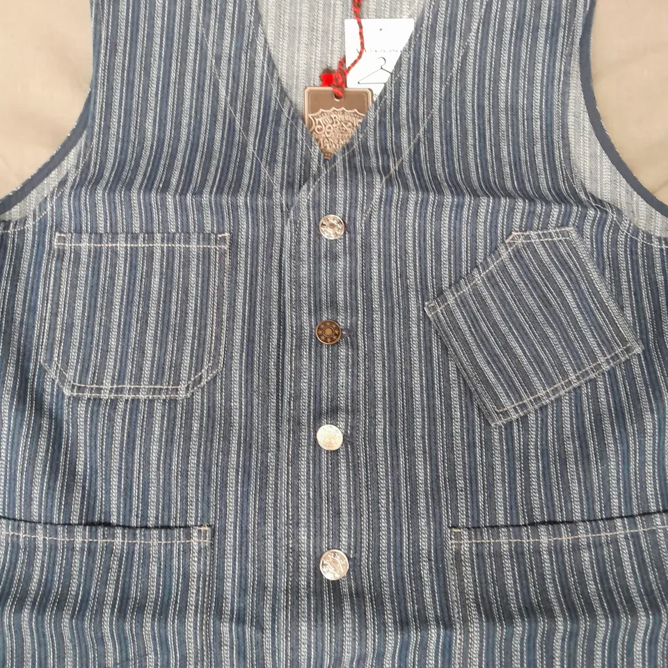 JOEBROWNS WAISTCOAT IN BLUE SIZE 40