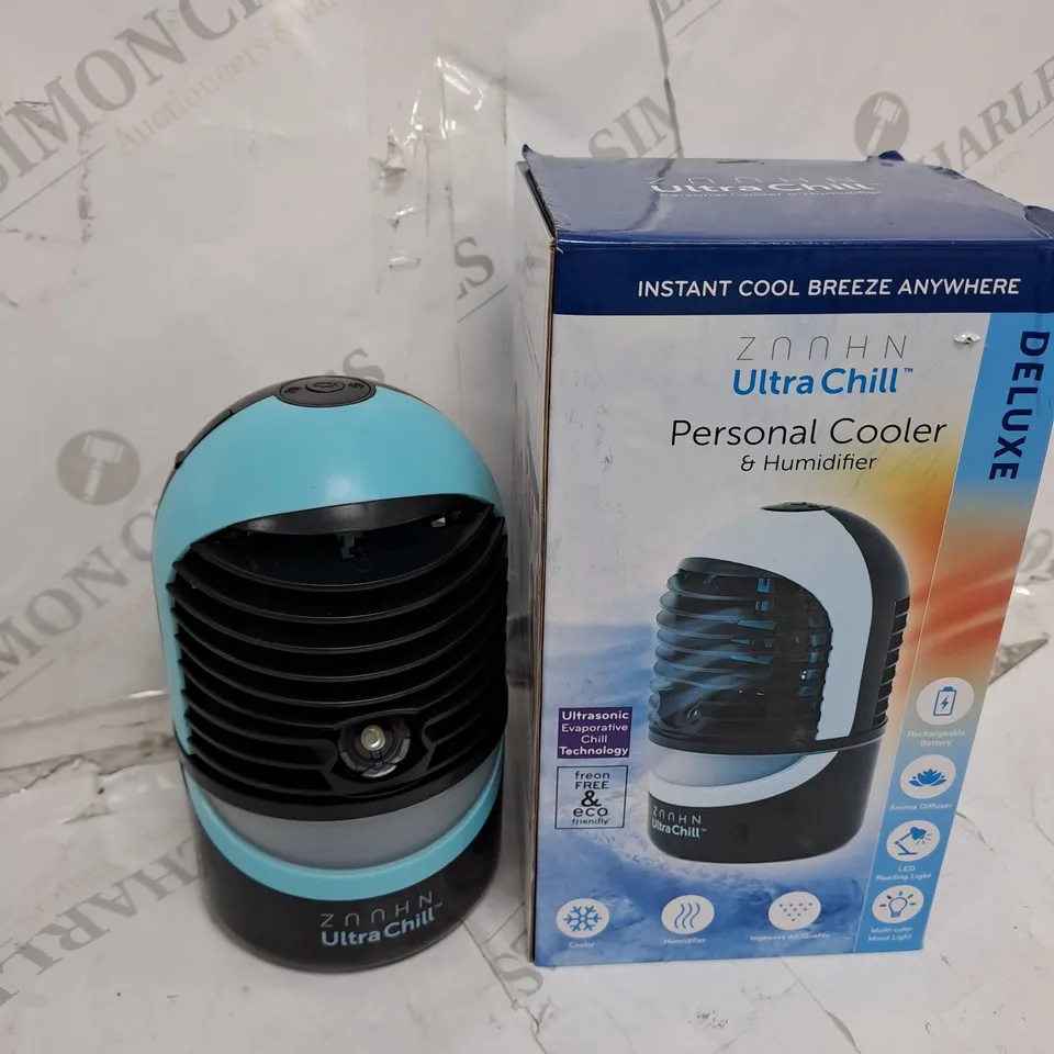 BOXED ZUUHN UTRACHILL PERSONAL COOLER & HUMIDIFIER 