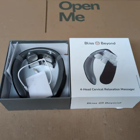 BOXED BLISS & BEYOND 4-HEAD CERVICAL RELAXATION MASSAGER