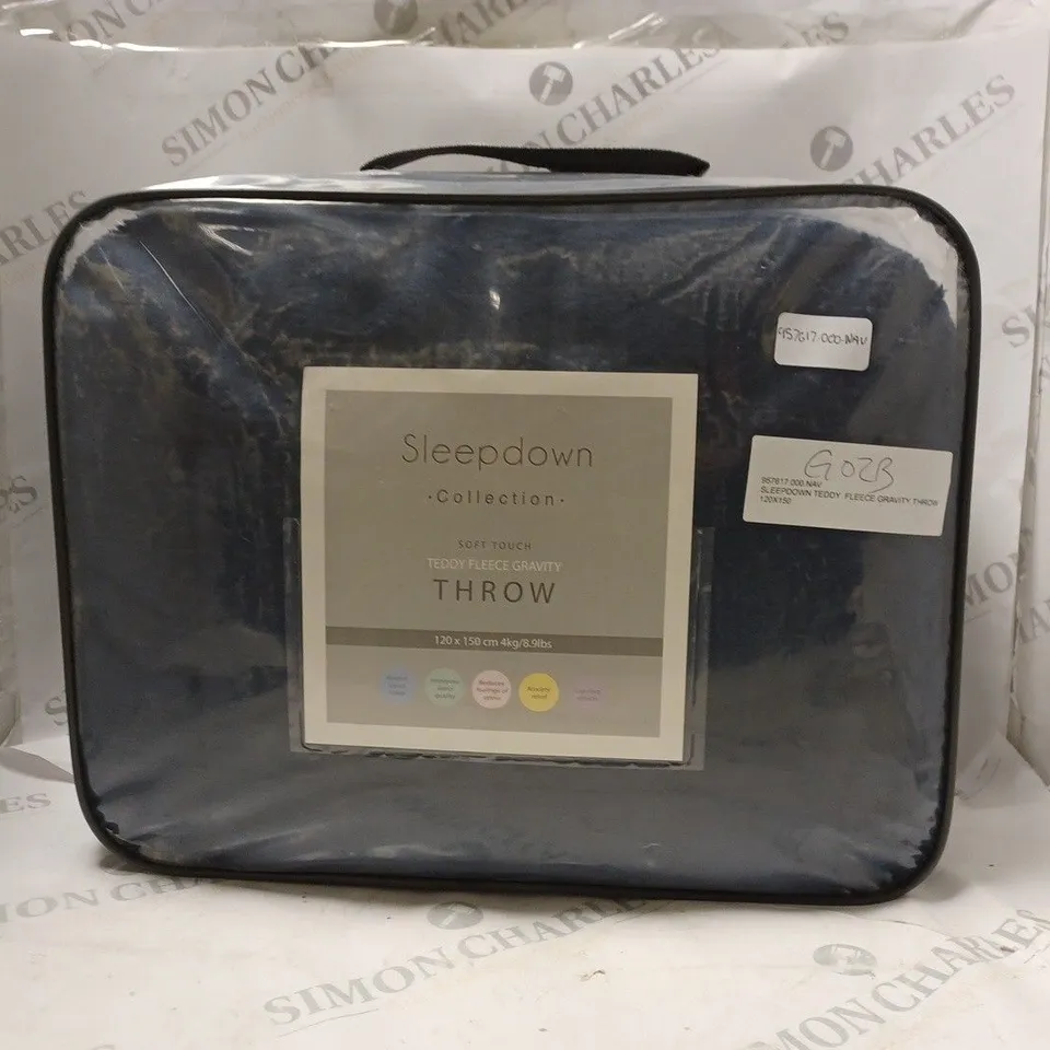 SLEEPDOWN TEDDY FLEECE GRAVITY THROW