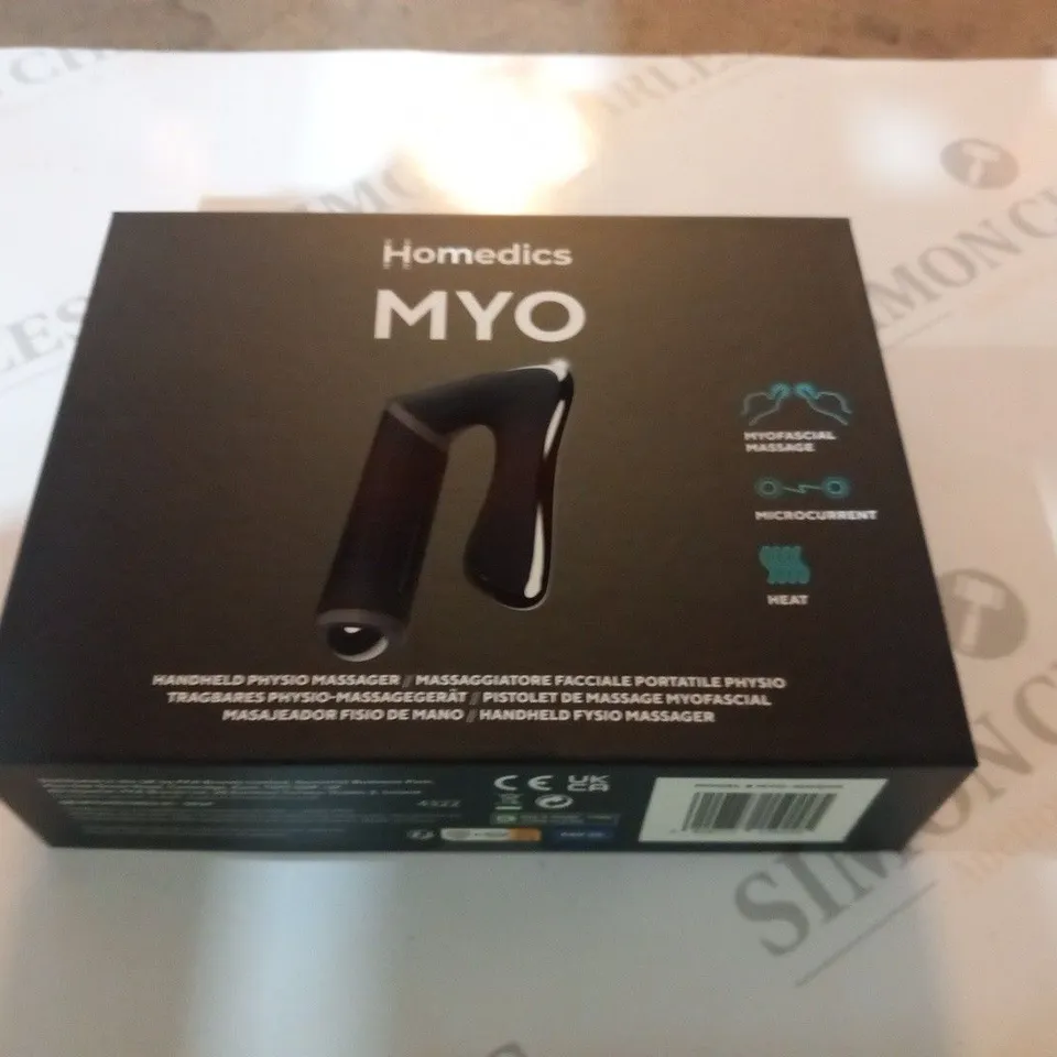 BOXED HOMEDICS MYO HANDHELD PHYSIO MASSAGER 