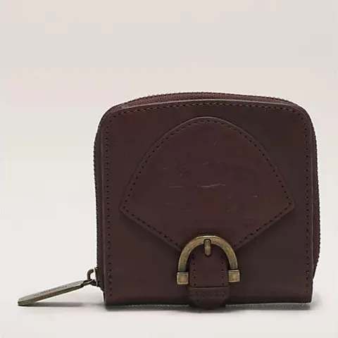2 X PAUL COSTELLOE WESTERN LEATHER PURSE ROSEWOOD