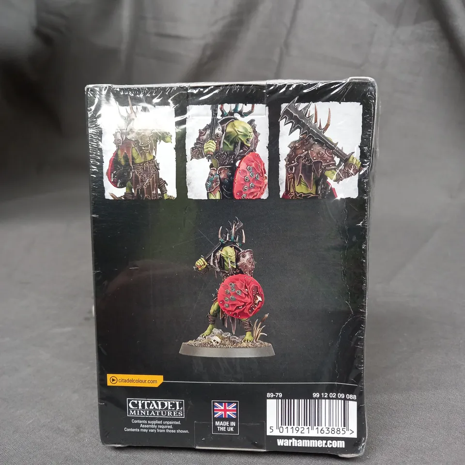 BOXED AND SEALED WARHAMMER COMMEMORATIVE SERIES - ORRUK WARCLANS - KILLABOSS ZAGNOG