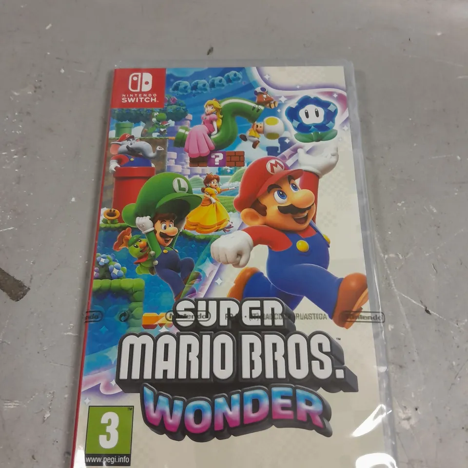SEALED SUPER MARIO BROS WONDER FOR NINTENDO SWITCH 