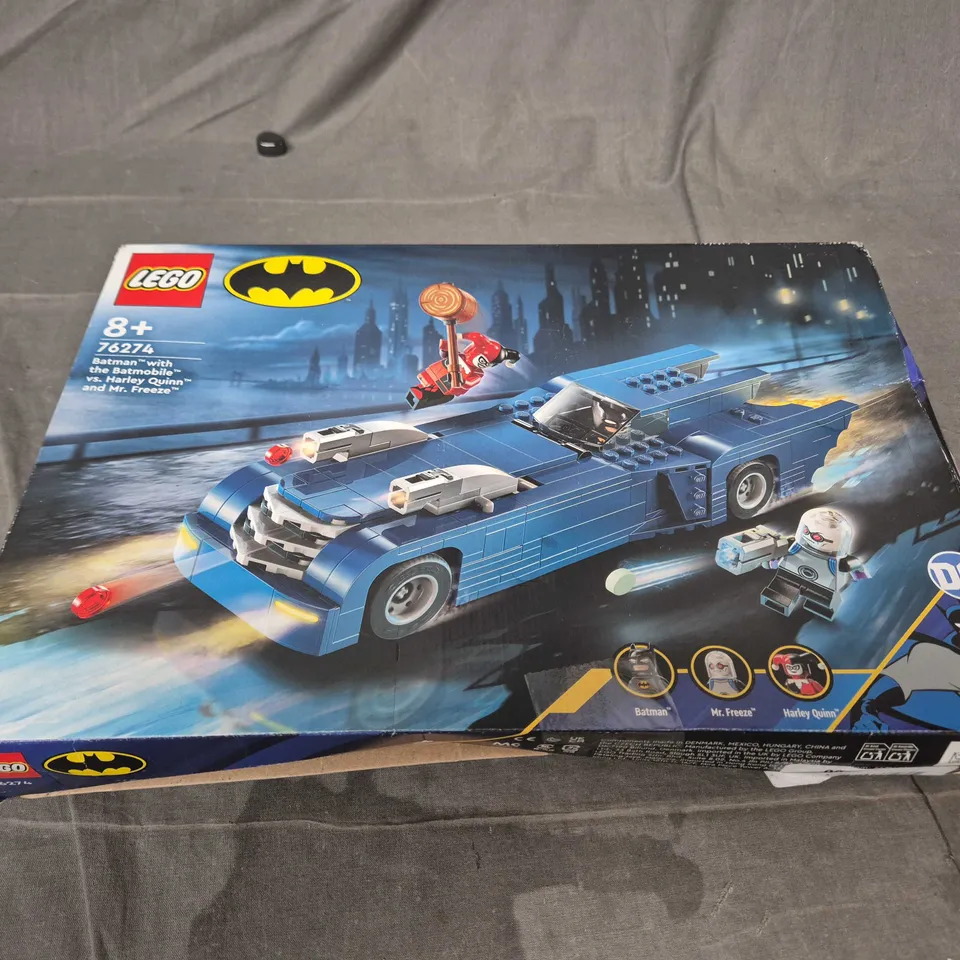 LEGO 76274 BATMAN WITH THE BATMOBILE VS HARLEY QUINN AND MR. FREEZE – BOXED