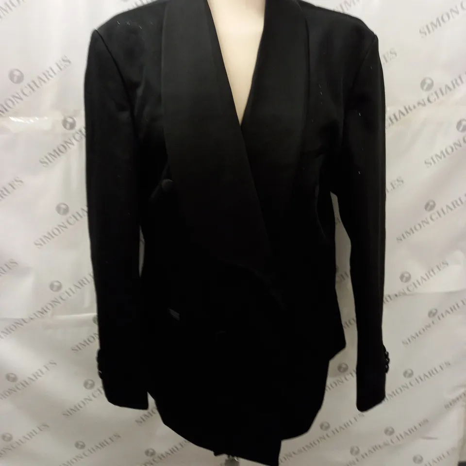 SENZO RIVOLLI BLACK SUIT JACKET - SIZE 58