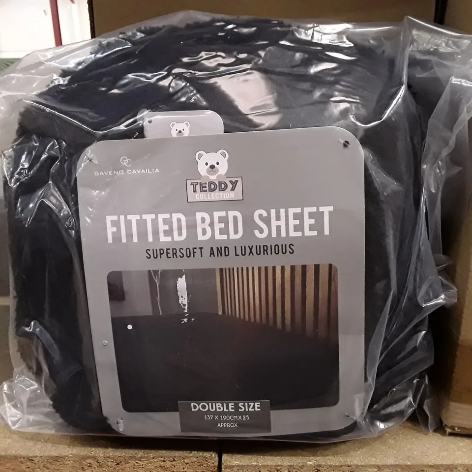 BALYS MICROFIBRE FITTED SHEET DOUBLE 4'6"  