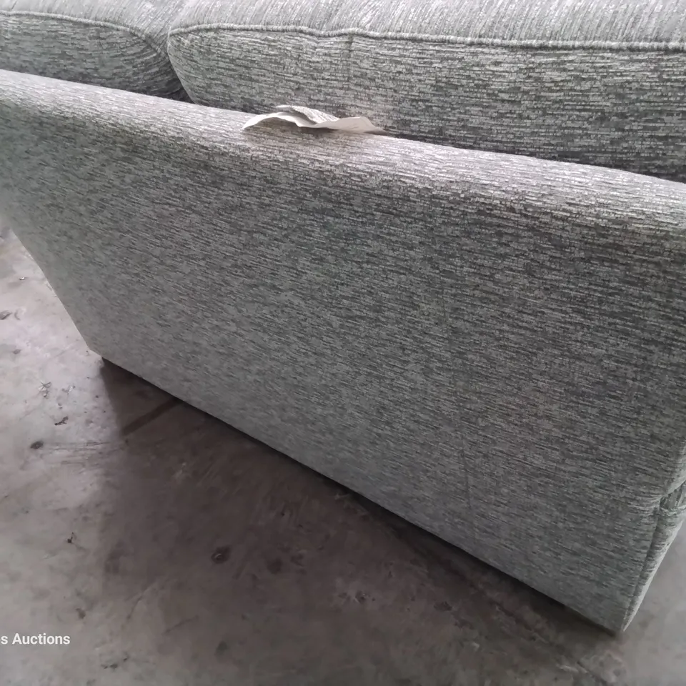 QUALITY BRITISH DESIGNER & MANUFACTURED G PLAN SEATTLE 2.5 SEATER SOFA MIRAGE ASH FABRIC 