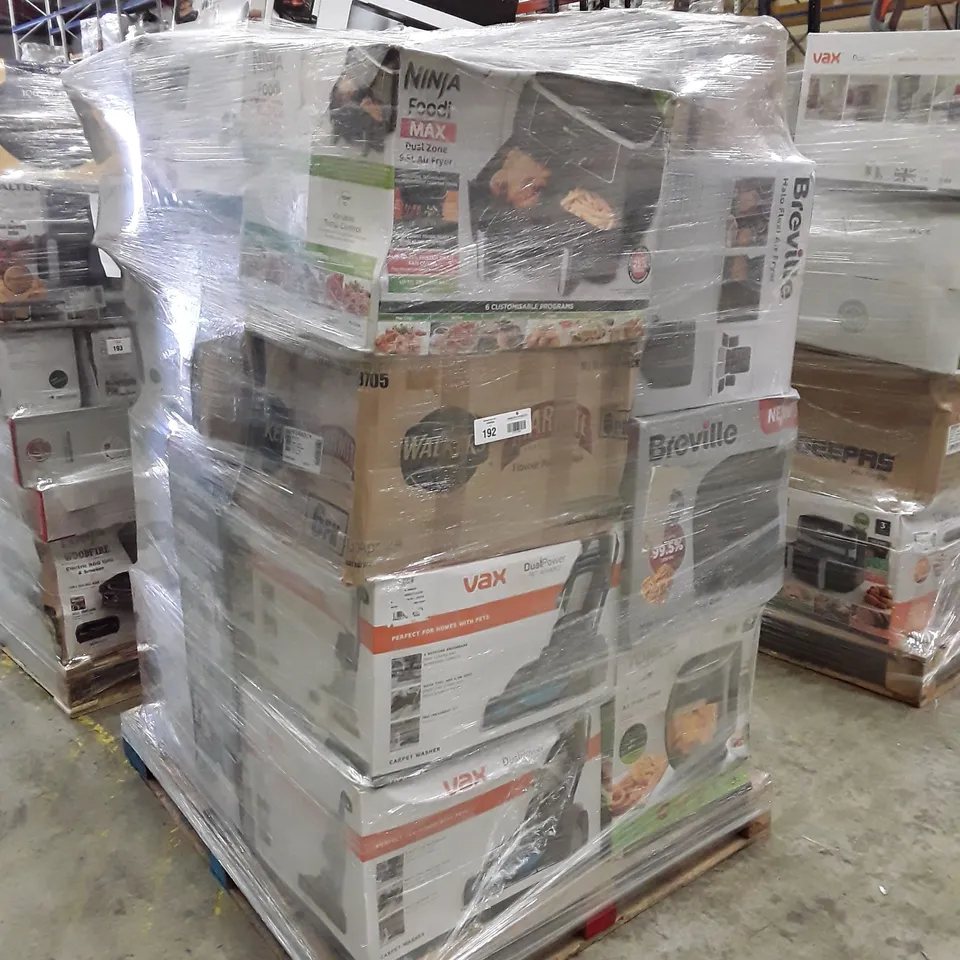 PALLET OF APPROXIMATELY 24 UNPROCESSED RAW RETURN HOUSEHOLD AND ELECTRICAL GOODS TO INCLUDE;