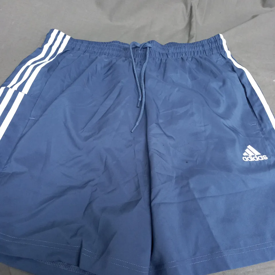 ADIDAS BLUE SWIMMING SHORTS - LARGE