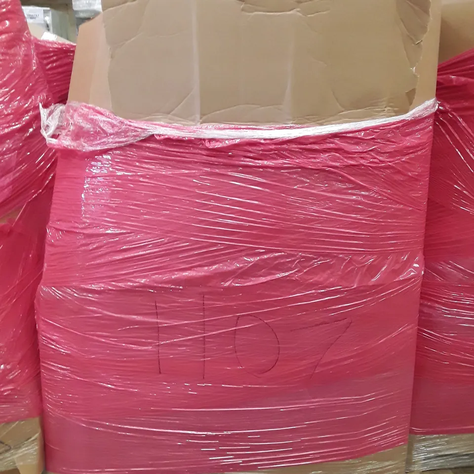 PALLET OF ASSORTED PRODUCTS INCLUDING TOILET SEAT, MEMORY FOAM MATTRESS TOPPER, FLOOR MAT, STROLLER, OFFICE CHAIR