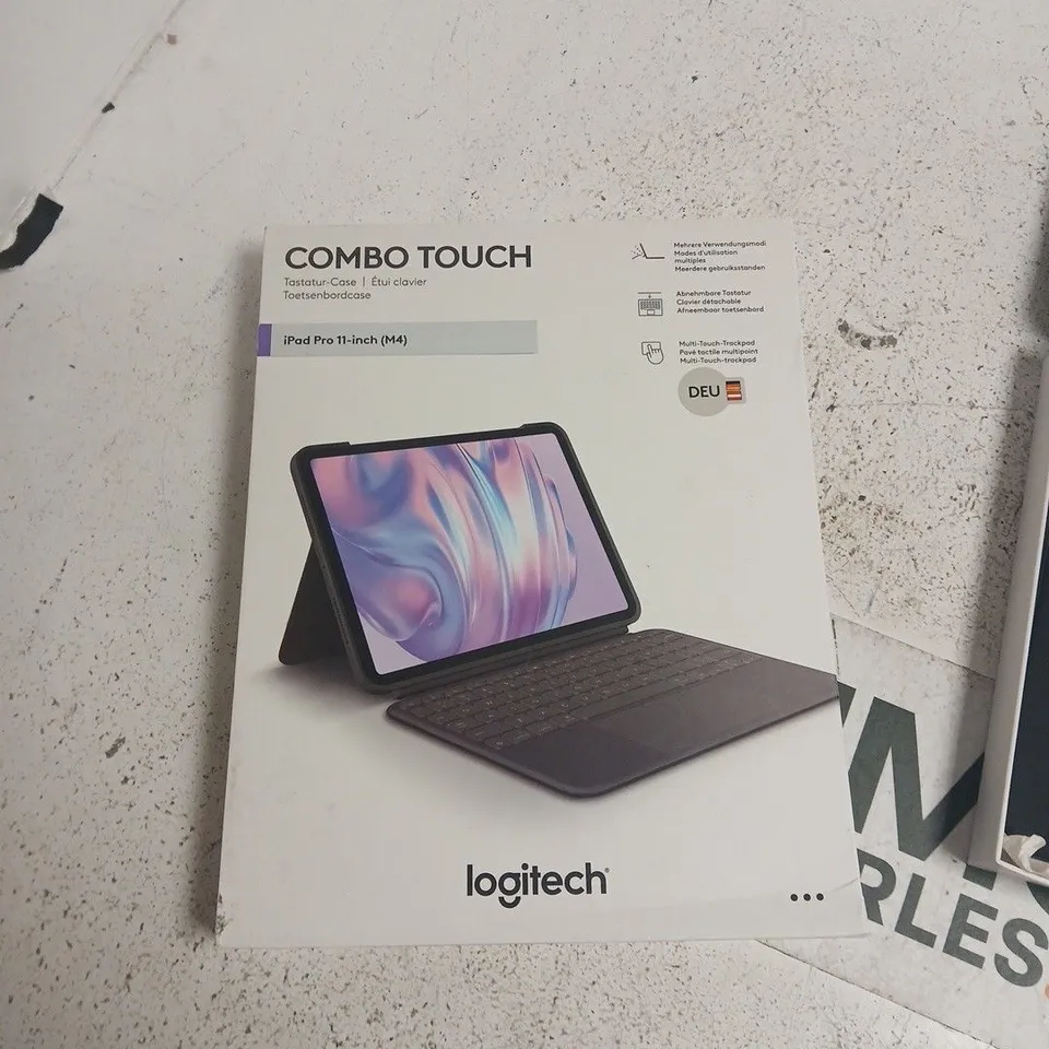 LOGITECH COMBO TOUCH KEYBOARD CASE FOR IPAD PRO 11-INCH (M4) GERMAN LAYOUT