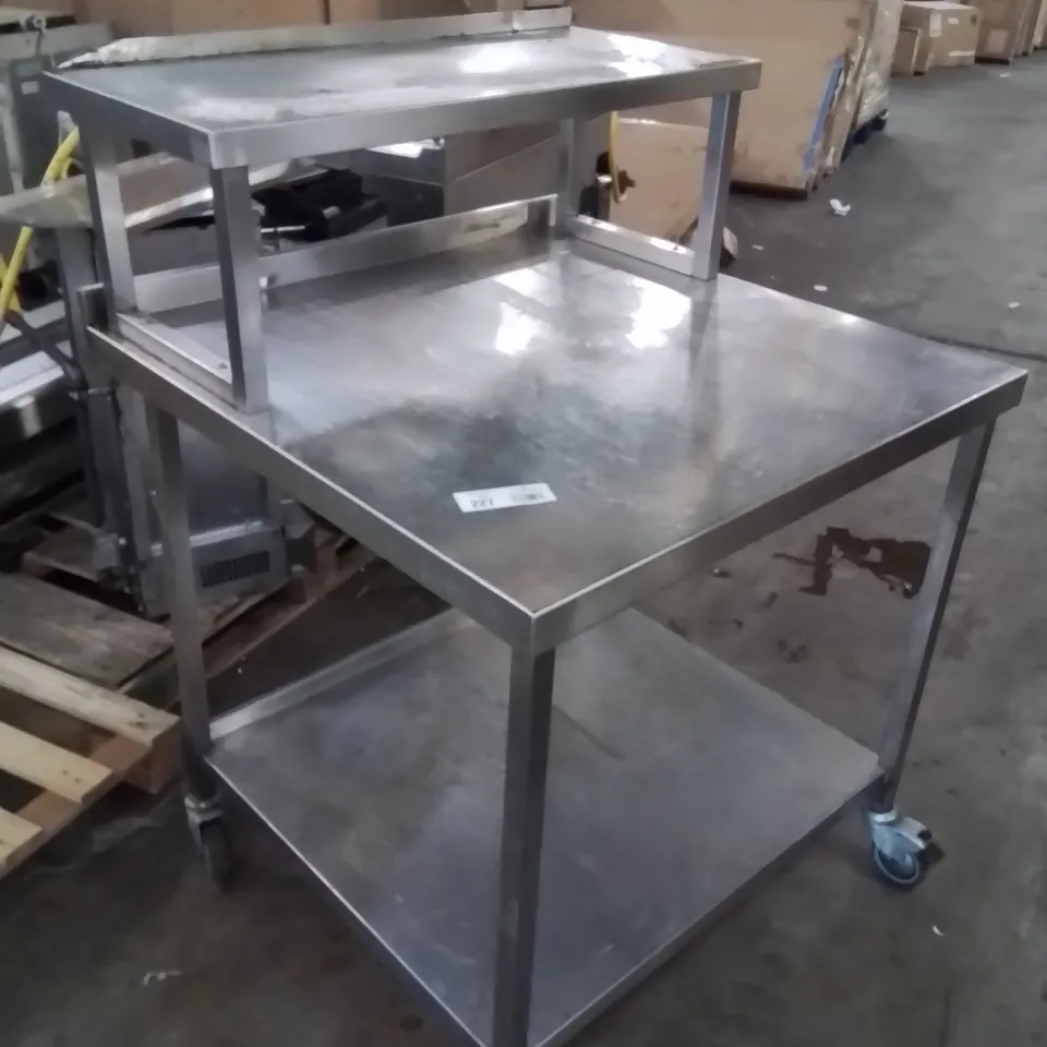 COMMERCIAL STAINLESS STEEL WORKTOP 