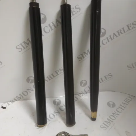 MEDIECAL REPLICAS 37' CANES AND WALKING STICKS IN NATURAL WOOD WITH A BRASS HANDLE