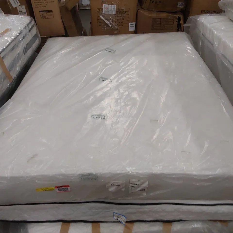 QUALITY BAGGED MEMORY WOOL POCKET SPRUNG HYBRID 20cm DEEP 5FT KING SIZED MATTRESS 