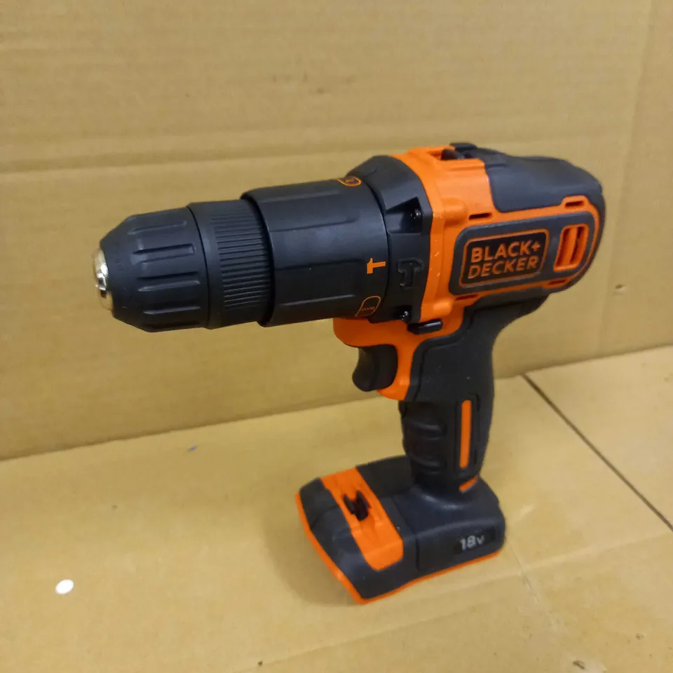 BLACK+DECKER BCD700S1K-GB 18 V 2-GEAR HAMMER DRILL