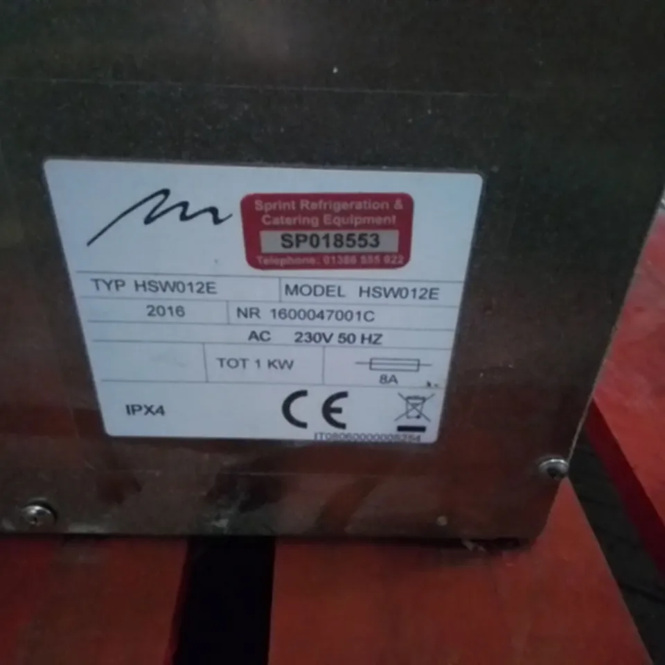 MODULINE HSW012E HEATED HOLDING CABINET WITH DOUBLE DRAWERS