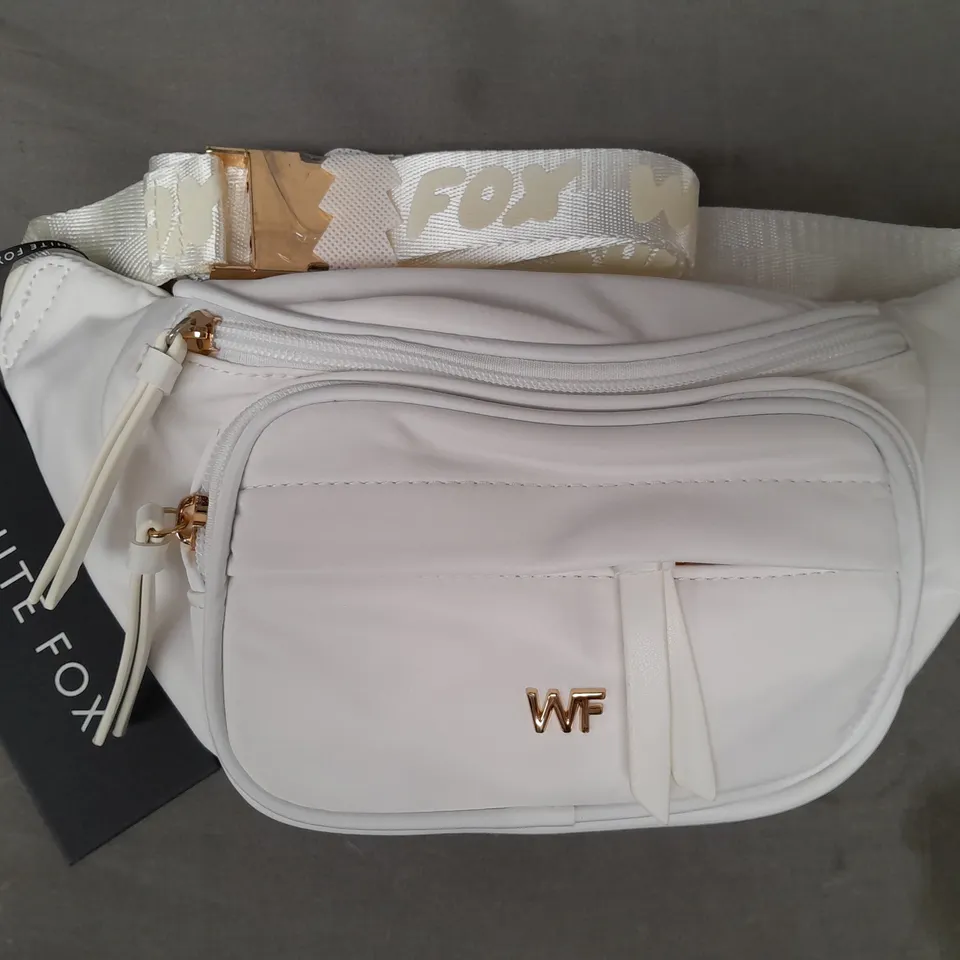 WHITE FOX SAMMY BELT BAG IN OFF WHITE