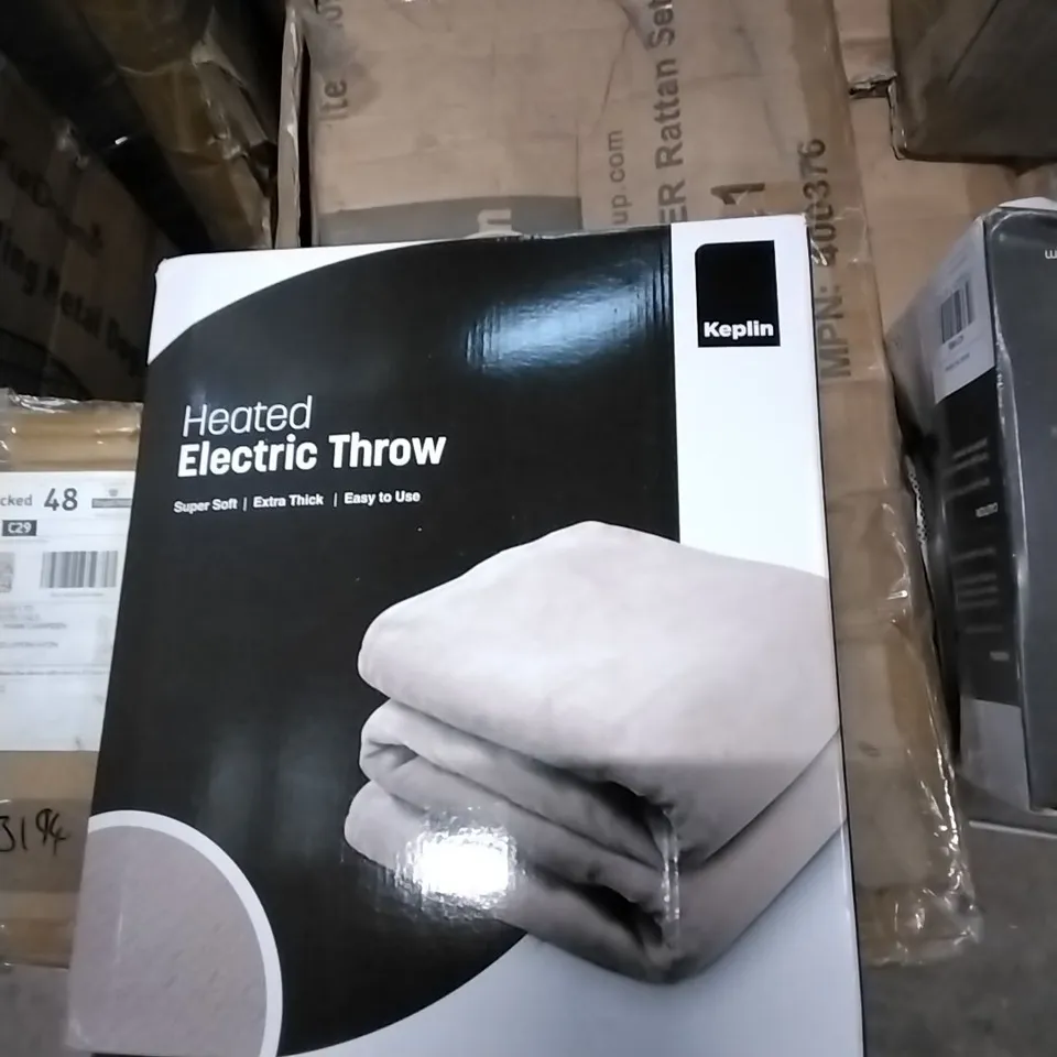 BOXED KEPLIN HEATED ELECTRIC THROW 