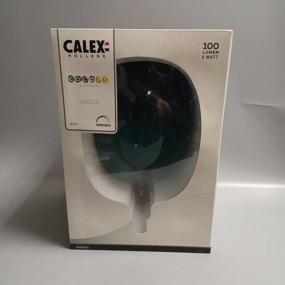 BOXED CALEX HOLLAND AVESTA 100 LUMEN 5 WATT BLUE DECORATIVE LED