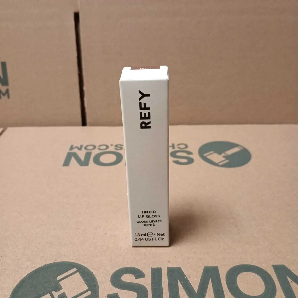 REFY FAWN TINTED LIP GLOSS 13ML BOXED