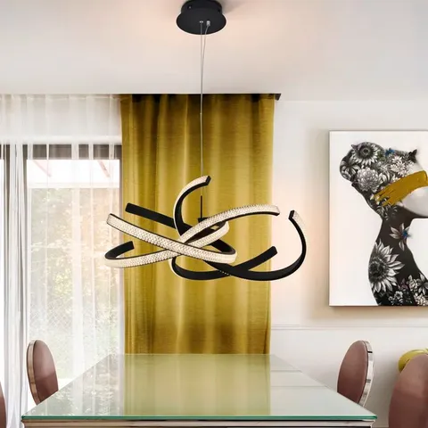 BOXED MCDONAGH 1-LIGHT NOVELTY GEOMETRIC LED PENDANT