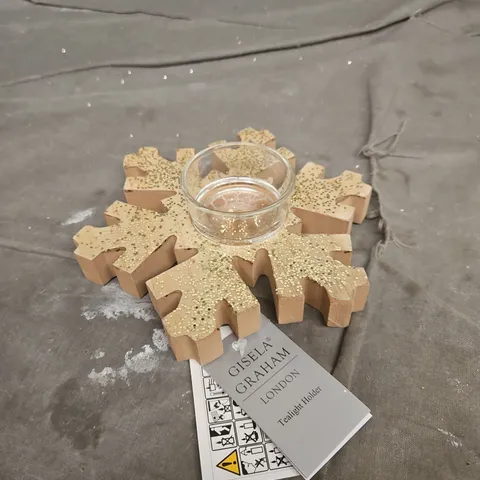 12 X GISELA GRAHAM FESTIVE TEALIGHT HOLDERS 